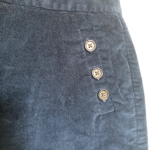 Navy corduroy Banana Republic mini skirt - Picture 2 of 5